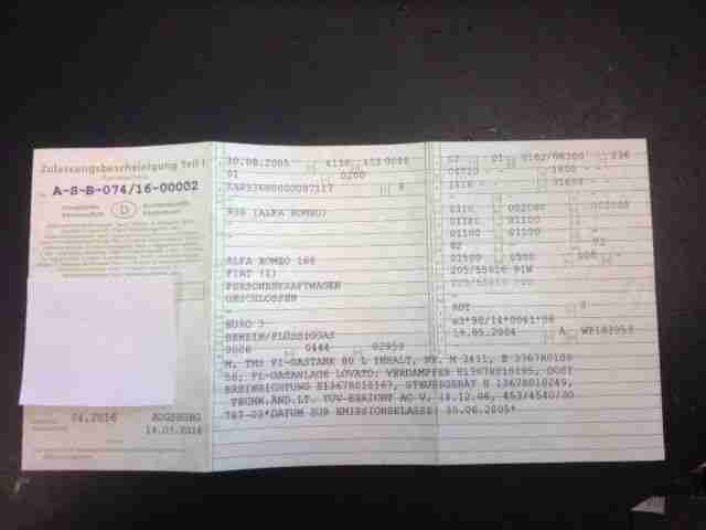 alfa romeo 166 3.0 24V Bj.2005 mit Gasanlage