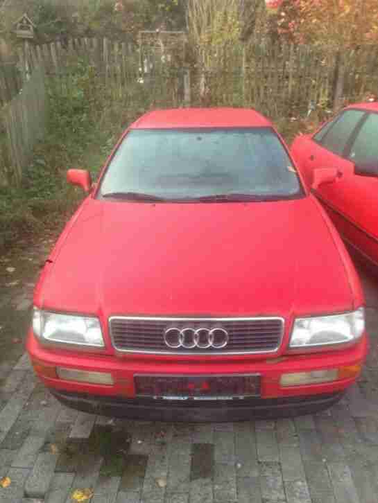 Audi Coupe rot Baujahr 1992 115 PS