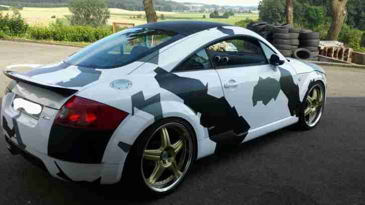 audi tt 1.8 turbo s line xenon 19 zoll gewinde carbon foliert top zustand