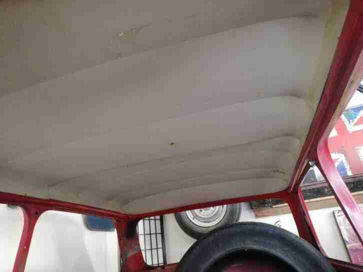 Austin Mini Saloon (MK1) Baujahr 08/1960 Restaurationsobjekt