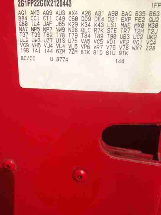 chevrolet camaro z28 targa 5,7 V8 ls1