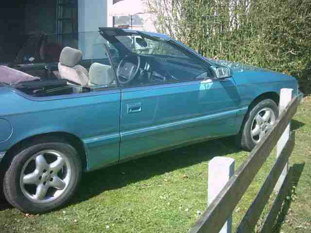 chrysler le baron cabrio, youngtimer, erst 121600km gelaufen, tüv bis märz 2016