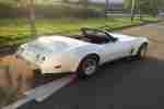 corvette C3 1975 Stingray weiß Cabrio Leder Oldtimer