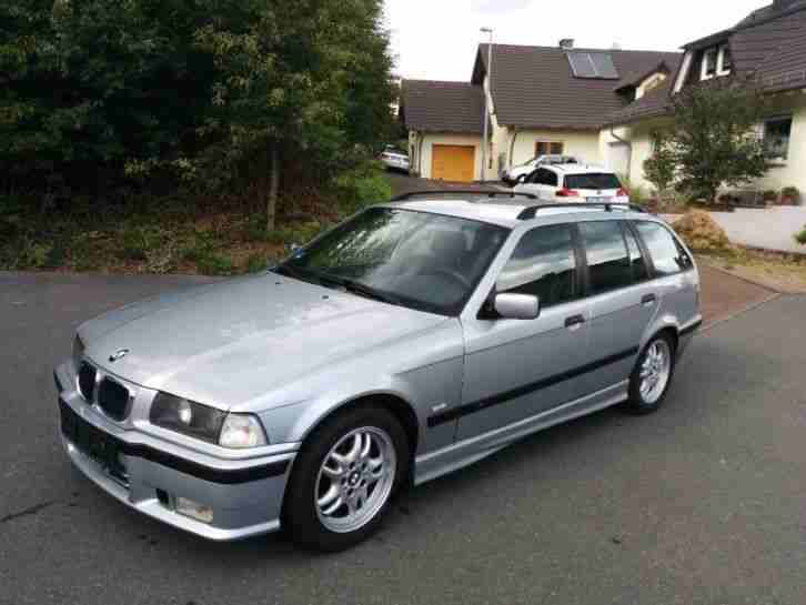 e36 316i Touring, TÜV neu, Facelift, M Paket, Teilleder, Arktissilber, sparsam