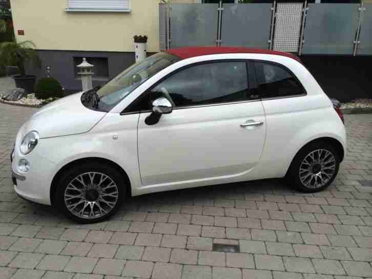 fiat 500 cabrio Weiss Ez 3,2010 Top