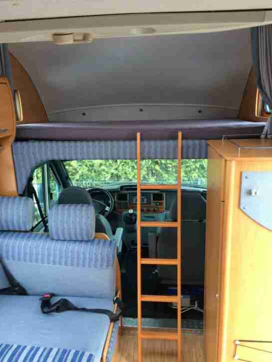 Großes Wohnmobil - Alkoven - 6 Schlafplätze - 6 Sitzplätze - HU/AU bis 08/23