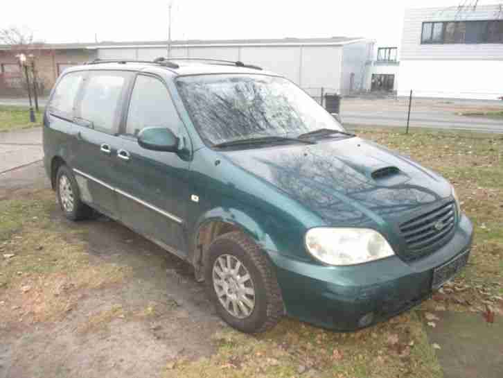 kia carnival 2,9crdi 6 sitze bastlerfahrzeug