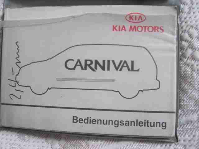 kia carnival Bedienungsanleitung VON 99 BIS 2006