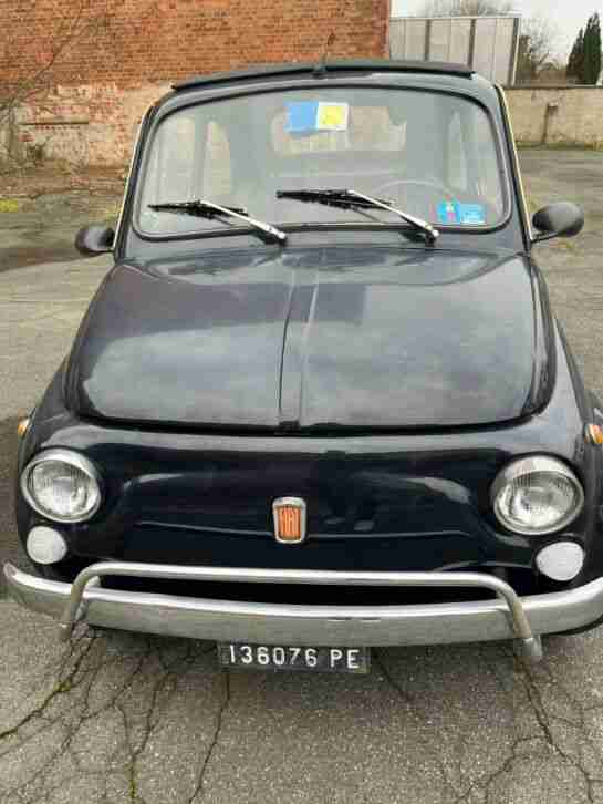 Klassiker mit Cabrio Feeling Fiat 500 Faltdach aus Bella Italia Oldtimer Bj 1971