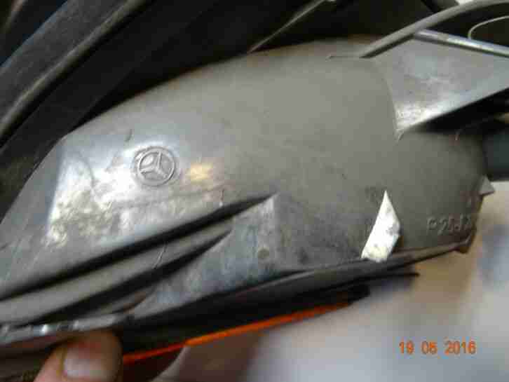 mercedes Blinker Blinklichter Gehäuse MB w124 2x orange/ 1x weiß