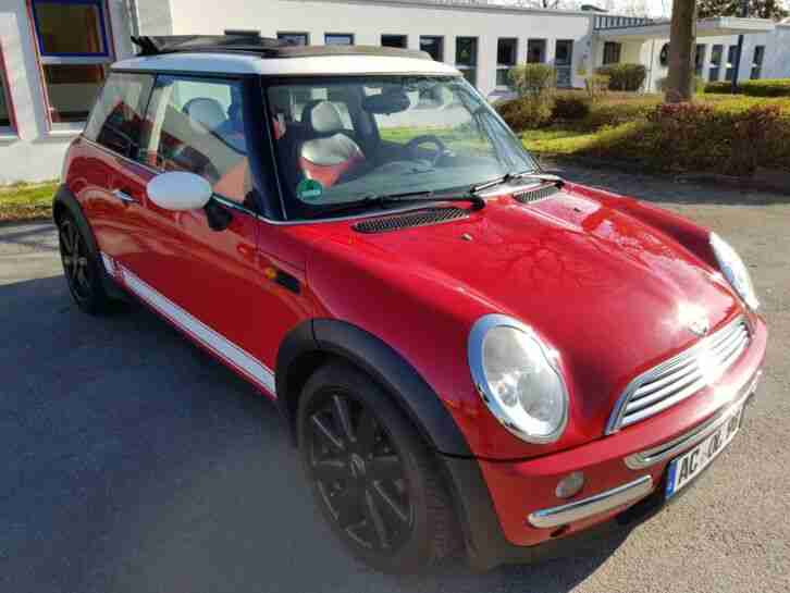 mini cooper 1.6 16v AC Schnitzer 8 fach bereift tüv02/21 klima xenon panorama