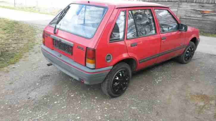 opel corsa A 5 türer sehr selten kein tüv technich okk schweller rost