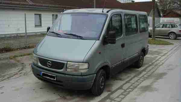 Opel Movano 2, 8 DTI Turbo BUS LKW Zulassung!