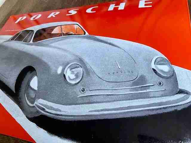 Orig. Porsche Emailleschild aus 1998 limitiert Nr. 112/500 Stck. mit Zertifkat