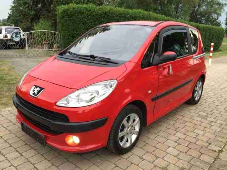 peugeot 1007 erstzulassung 2006 klima, sitzheizung, parksensoren