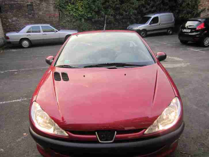 peugeot 206 cabrio hardtop elektrisches dach bj 2002 164000