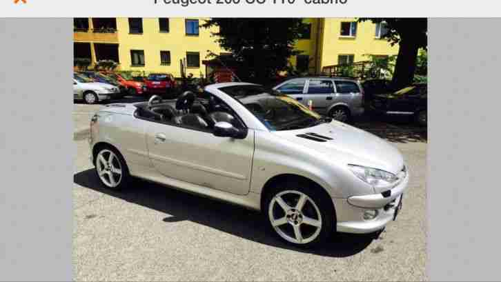 peugeot 206 cc Klima ,Leder