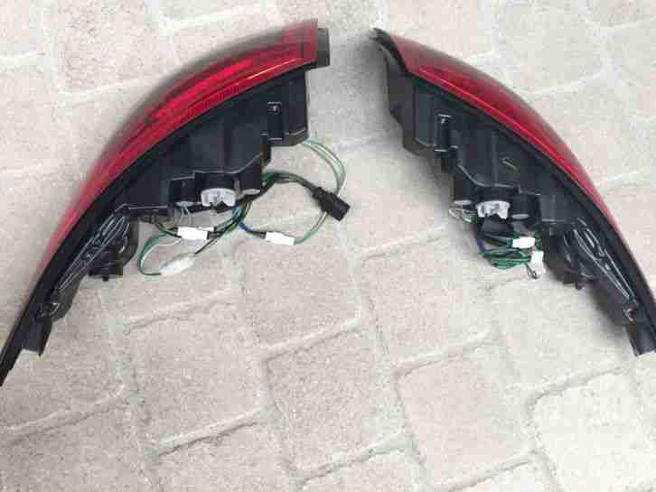 porsche 911 997 LED Rücklichter Rot Schwarz , Coupe Cabrio Turbo Bj. 04-08.