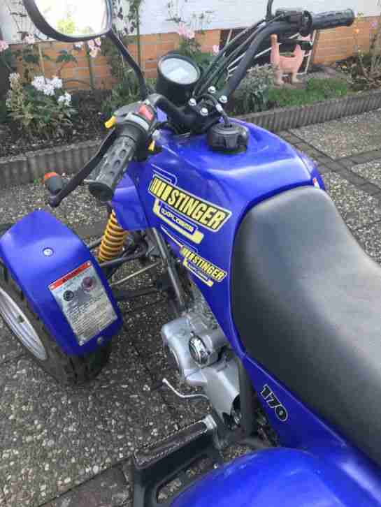 quad smc 170 blau mit Straßenzulassung