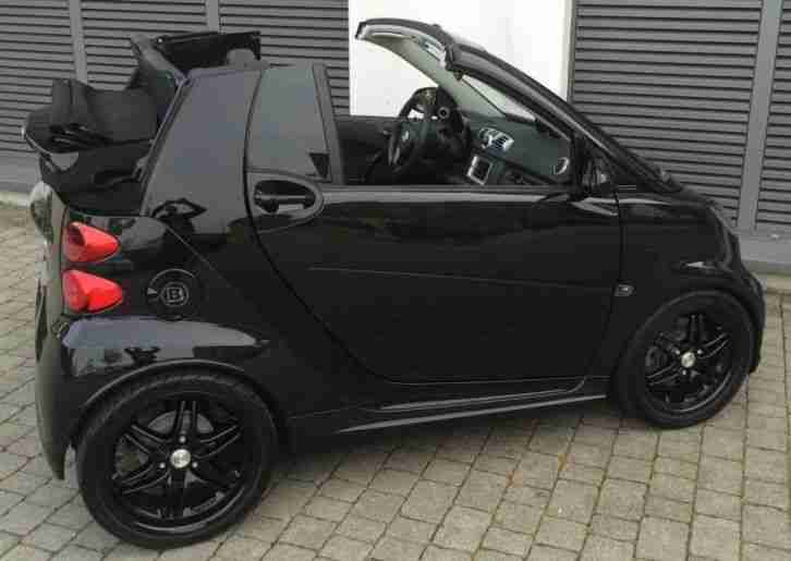 smart 451 brabus xclusive cabrio wie neu wie ultimate black edition einzeilstück