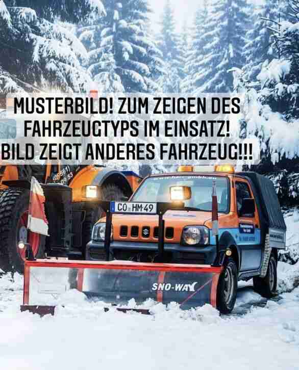 Suzuki Jimny Pritsche Winterdienst Schneeschild Streuer