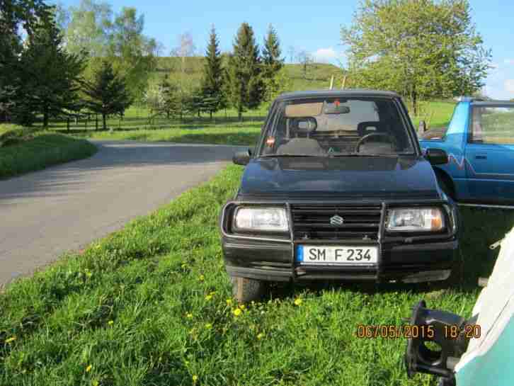 suzuki vitara cabrio mit kotflügelverbreiterung