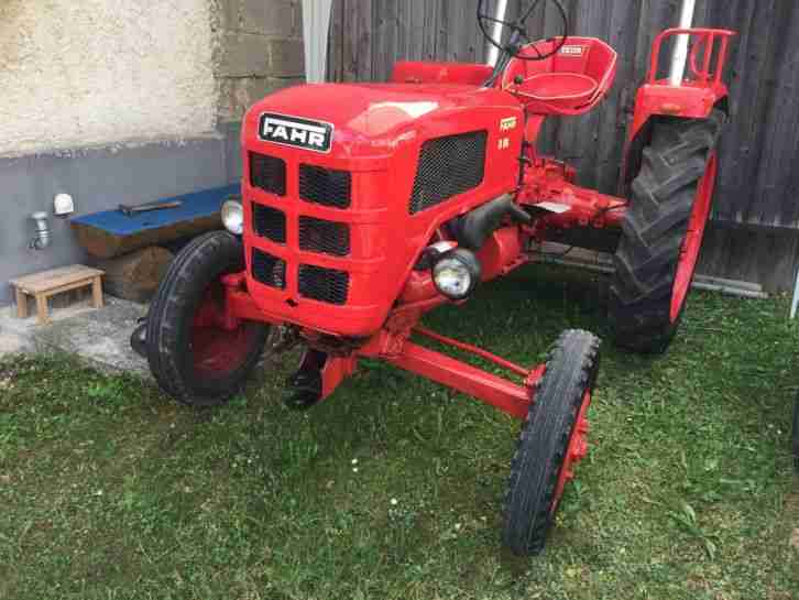 traktor schlepper Fahr D88 Bj. 1958 TÜV bis 09.2019