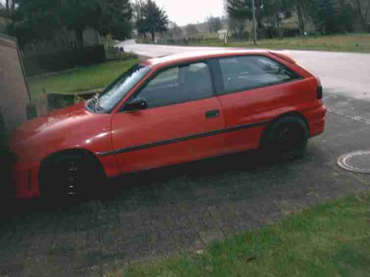 verkauf opel astra.f si 3tüer mit sehr viel tuning