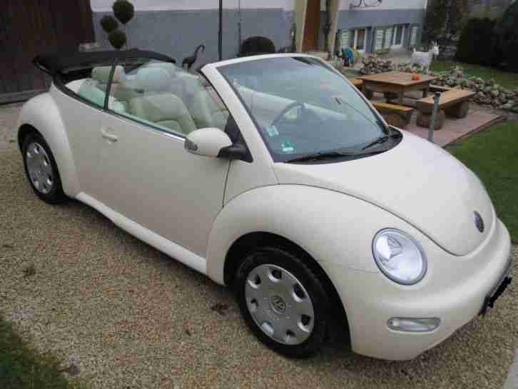 vw new beetle cabrio highline el. dach, scheckheftgepflegter Arztwagen Traumauto