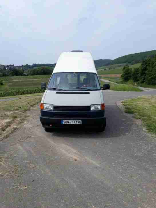 vw t4 transporter camper wohnmobil Bastler 1.9d Hochdach bulli bus volkswagen