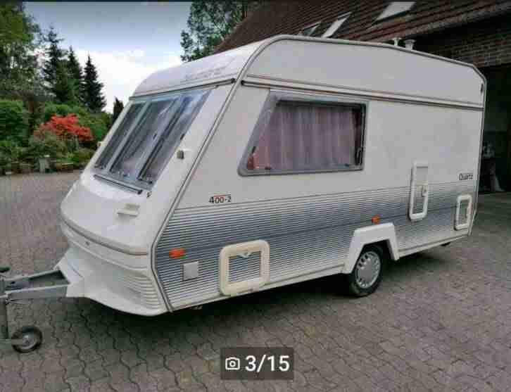 Wohnwagen Beyerland Typ 400 2 Quarz SEHR GUTER ZUSTAND Urlaub 2022 WoW