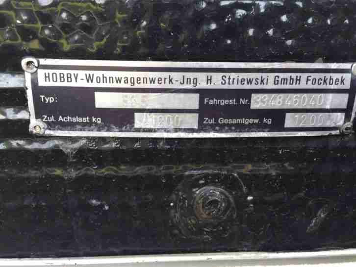 wohnwagen hobby