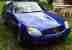 wunderschöner blauer Mercedes SLK 200 R170 Cabrio mit Original Alufelgen