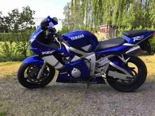 yamaha r6 Blau 2002 Original Top Zustand